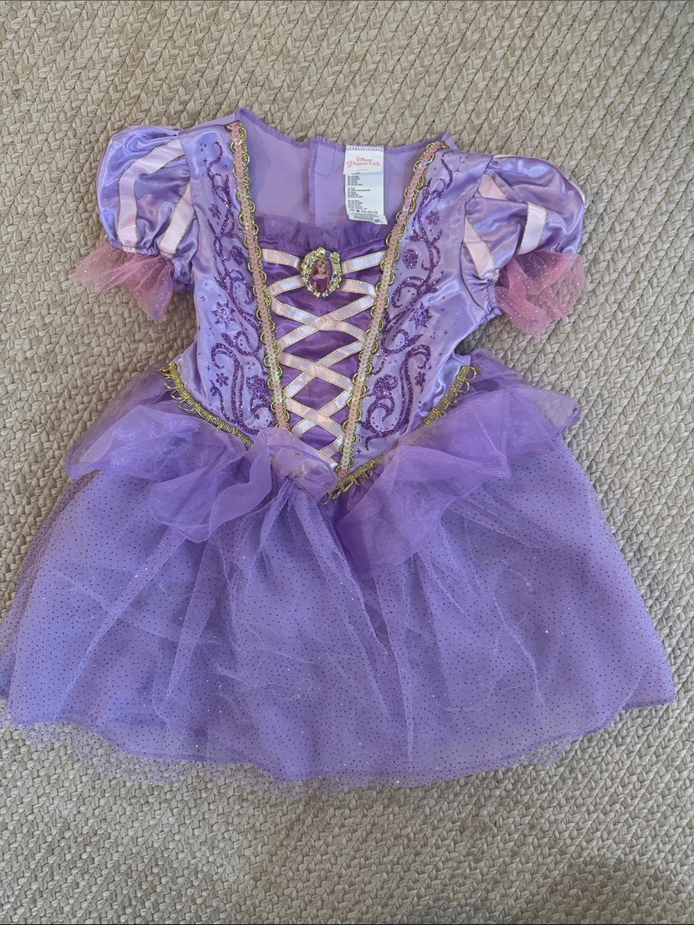 3T 4T Rapunzel Disney Princess Costume Dress Halloween light up